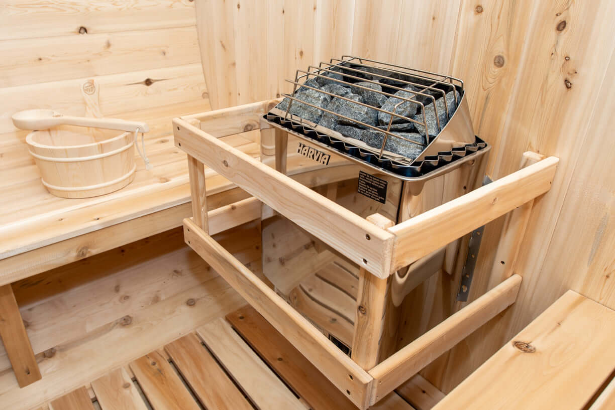 Canadian Timber Tranquility Barrel Sauna - Prime Spot Saunas