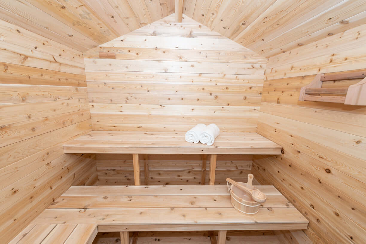 Canadian Timber Georgian Cabin Sauna - Prime Spot Saunas