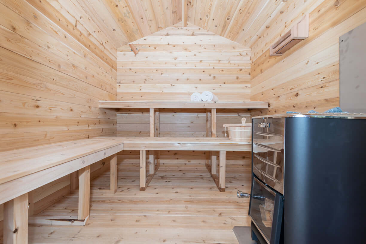 Canadian Timber Georgian Cabin Sauna - Prime Spot Saunas