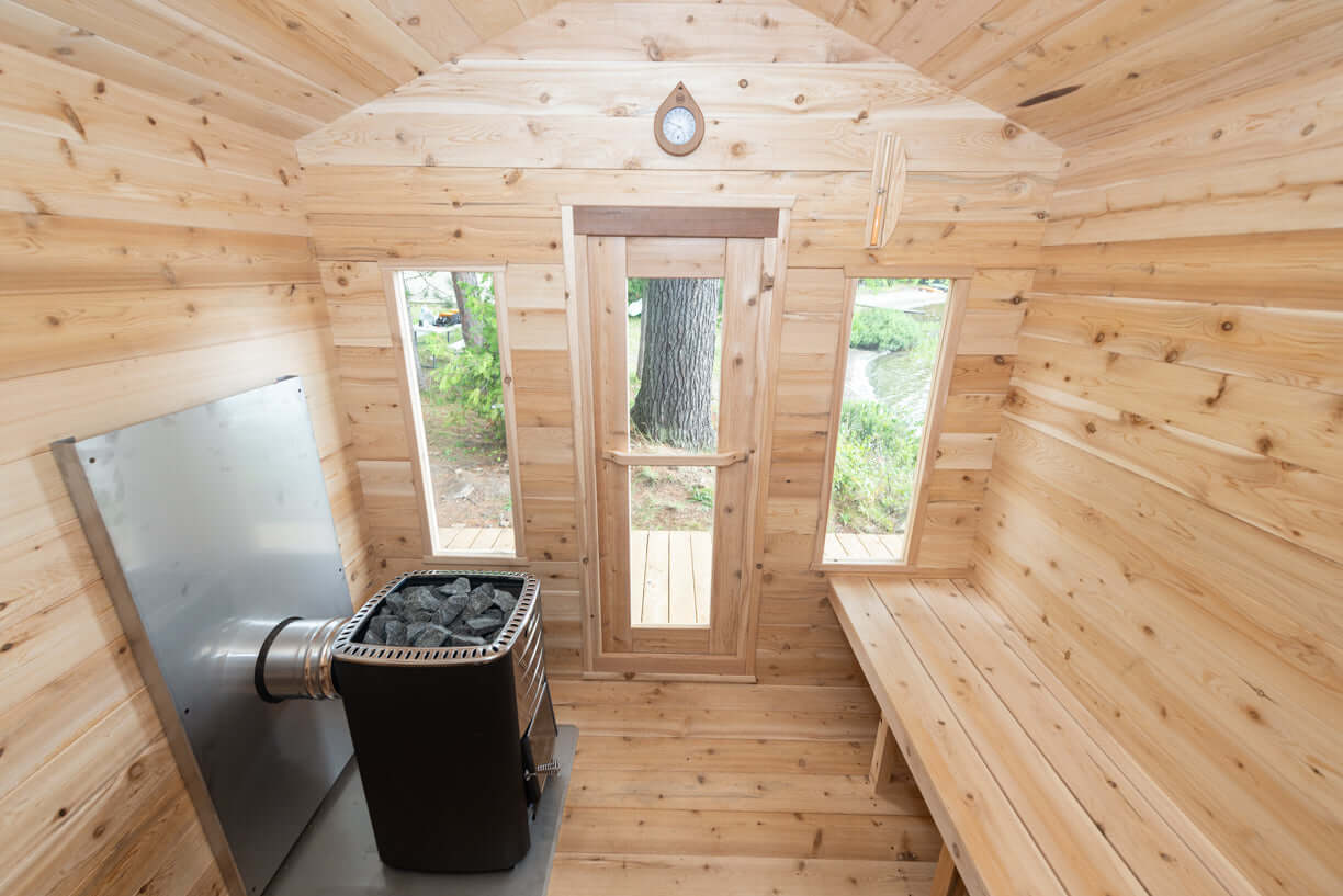 Canadian Timber Georgian Cabin Sauna - Prime Spot Saunas