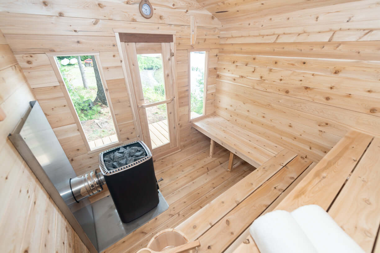 Canadian Timber Georgian Cabin Sauna - Prime Spot Saunas