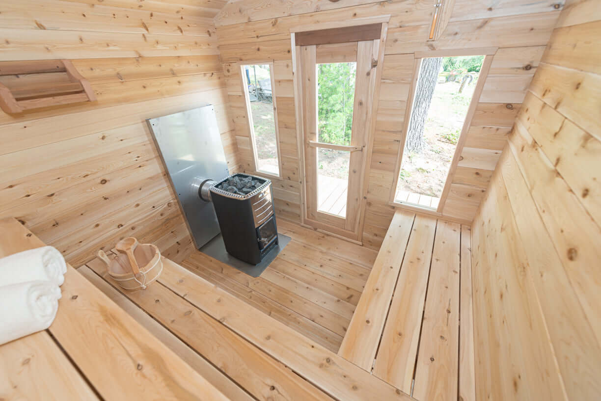 Canadian Timber Georgian Cabin Sauna - Prime Spot Saunas