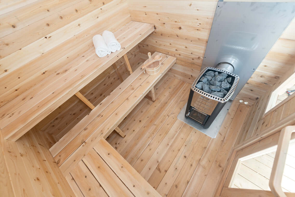 Canadian Timber Georgian Cabin Sauna - Prime Spot Saunas