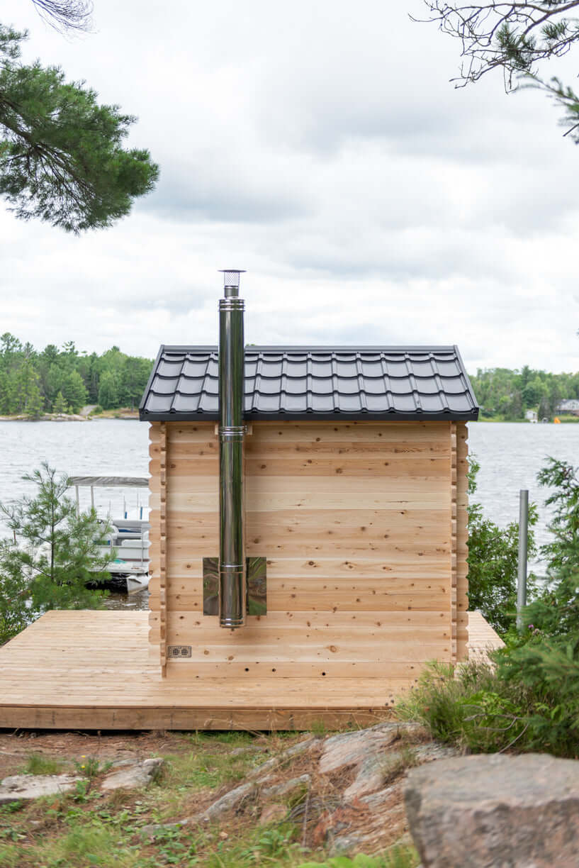 Canadian Timber Georgian Cabin Sauna - Prime Spot Saunas