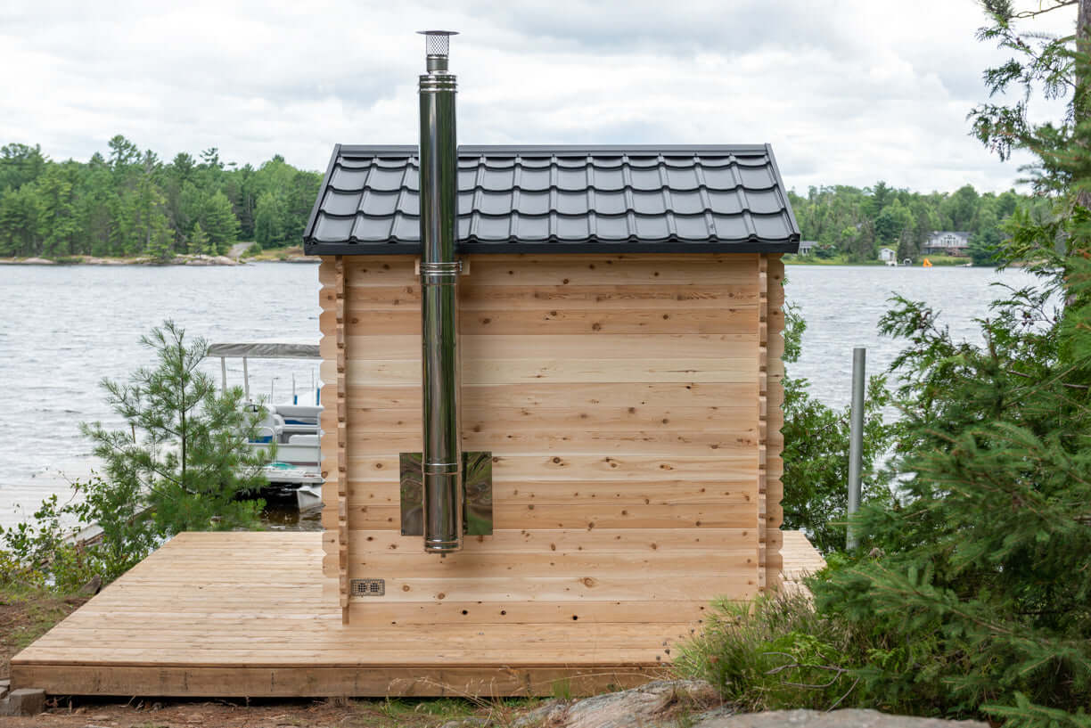 Canadian Timber Georgian Cabin Sauna - Prime Spot Saunas