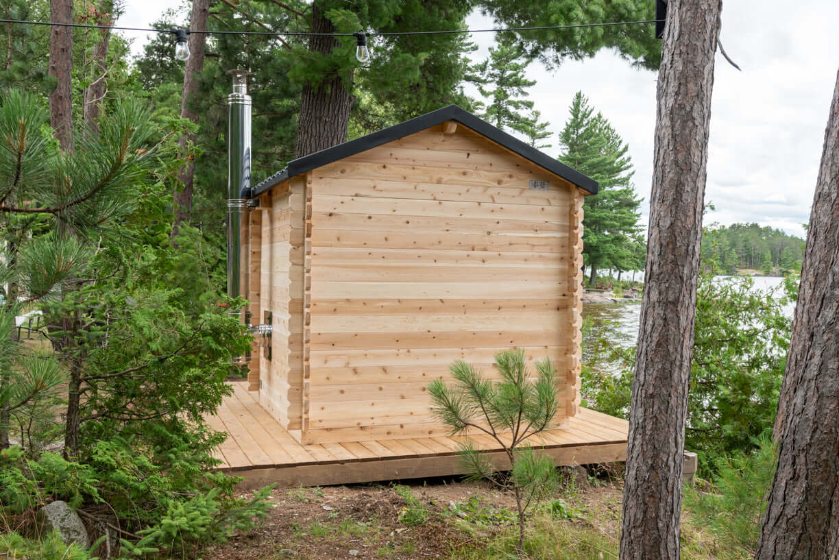 Canadian Timber Georgian Cabin Sauna - Prime Spot Saunas