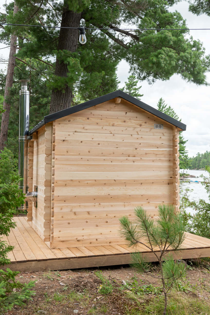 Canadian Timber Georgian Cabin Sauna - Prime Spot Saunas