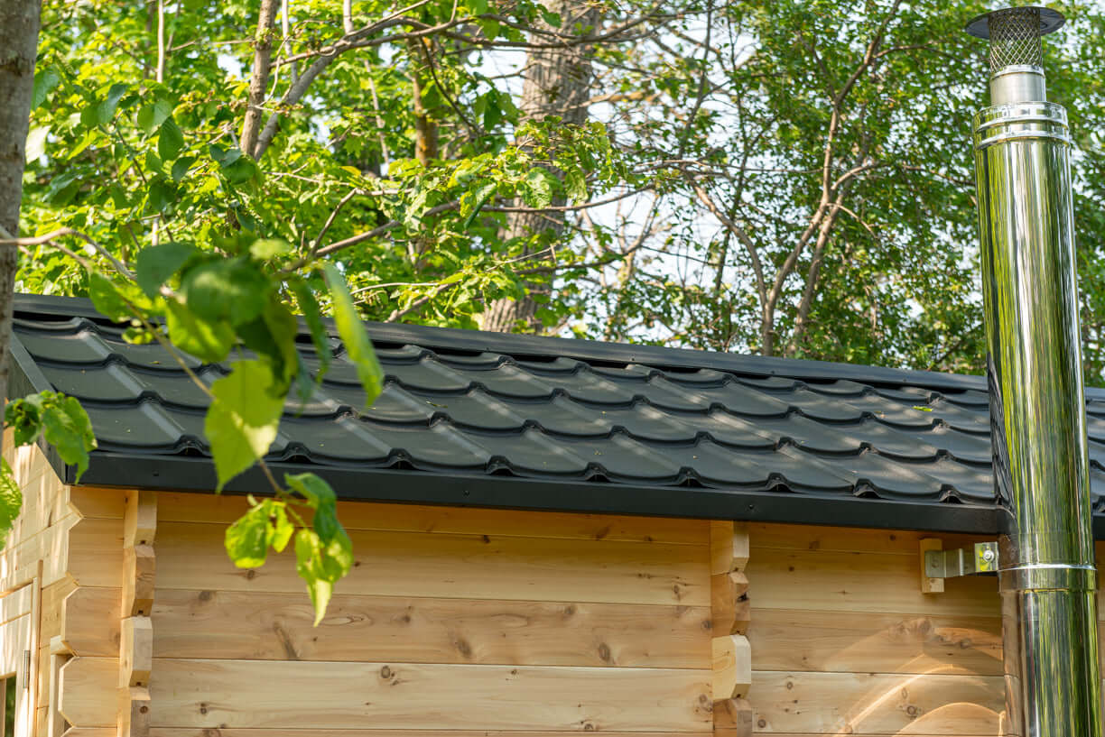 Canadian Timber Georgian Cabin Sauna with Changeroom - Prime Spot Saunas