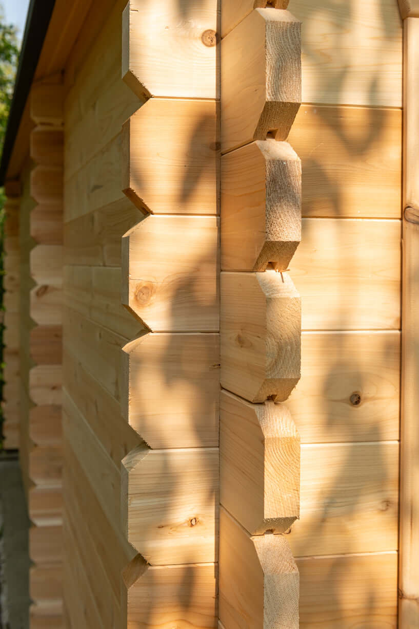 Canadian Timber Georgian Cabin Sauna with Changeroom - Prime Spot Saunas