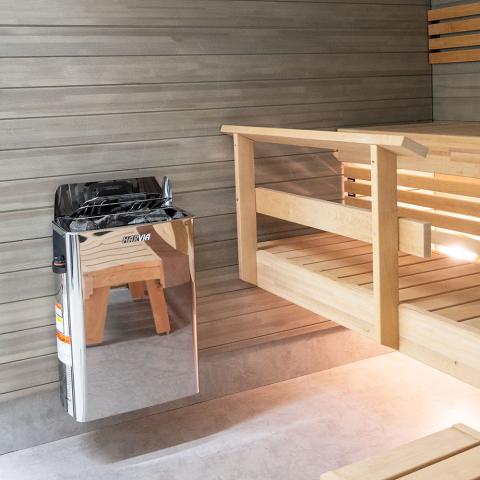 Harvia The Wall SW80 Ultimate Sauna Package