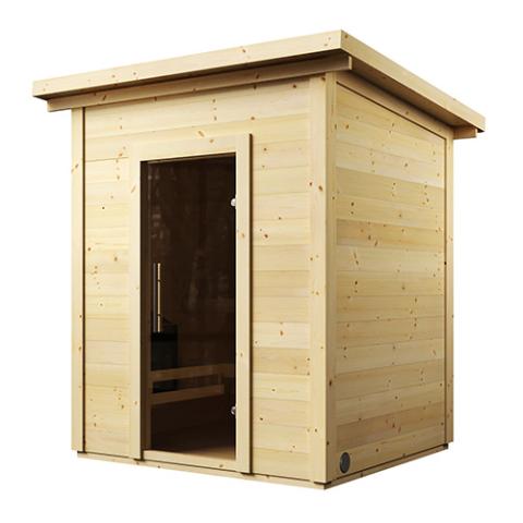 SaunaLife G2 4-Person Garden-Series Outdoor Home Sauna