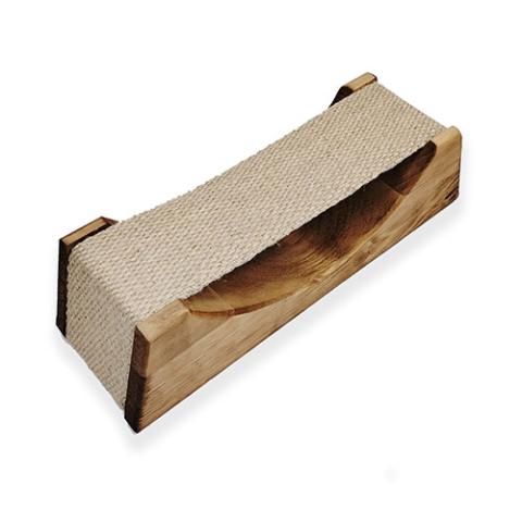 SaunaLife Wooden Sauna Headrest With Cloth Neck Support