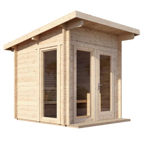 SaunaLife G4 6-Person Garden-Series Outdoor Home Sauna