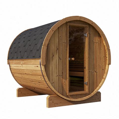 SaunaLife E8 6-Person Barrel Sauna