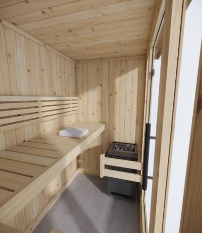 SaunaLife X6 3-Person XPERIENCE Series Indoor Sauna