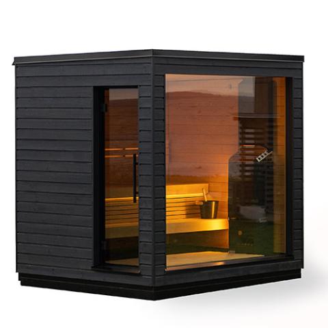 SaunaLife G6 5-Person Garden-Series Fully Assembled Backyard Home Sauna