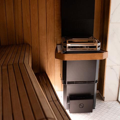 Saunum Air L 10 Sauna Heater 9.8kW Sauna Heater Package Black